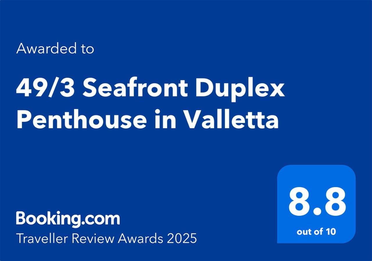 49/3 Seafront Duplex Penthouse In 瓦莱塔 外观 照片